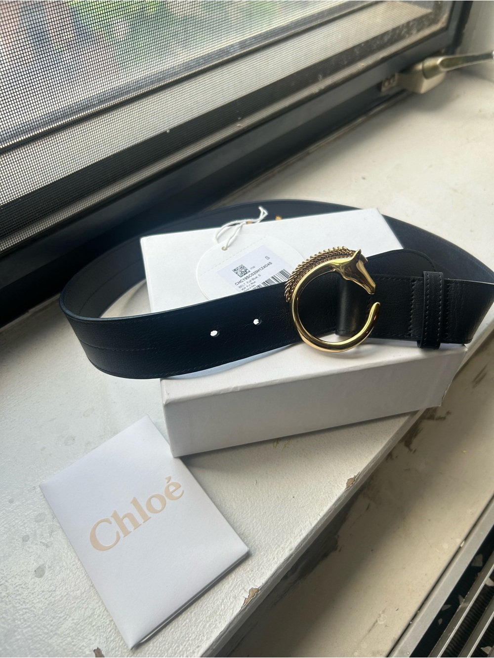 Rare Find !!!!! Chloe Belt - Navy - Picture 9 of 10